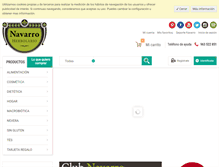Tablet Screenshot of herbolarionavarro.es